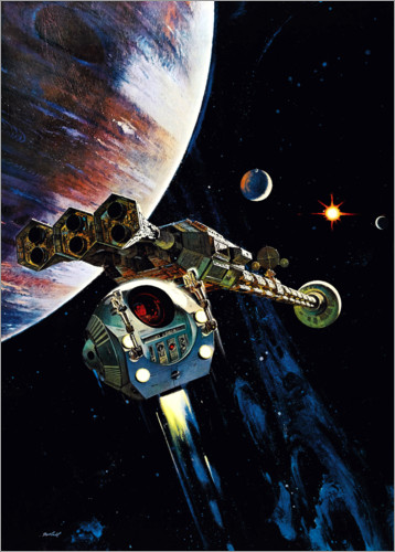 Poster 2001, Odyssee im Weltraum