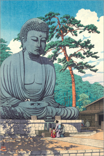 Poster Großer Buddha in Kamakura