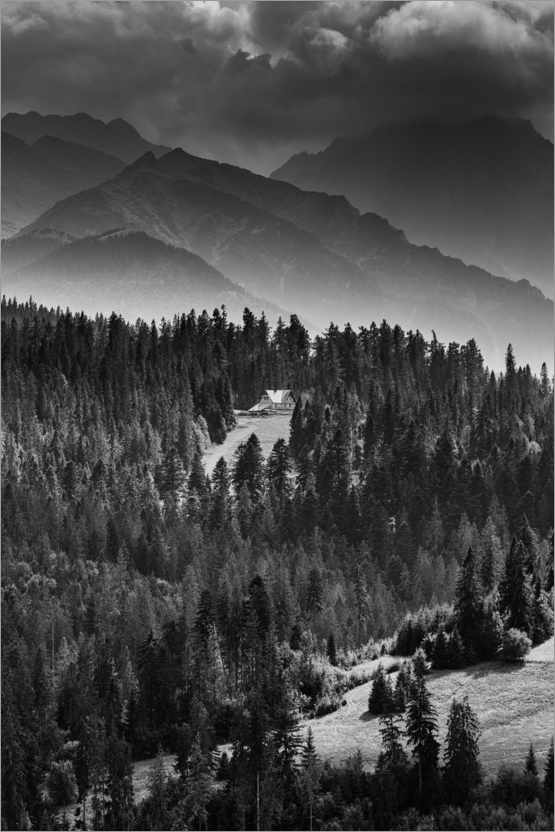 Poster Berghütte im Tatra-Gebirge