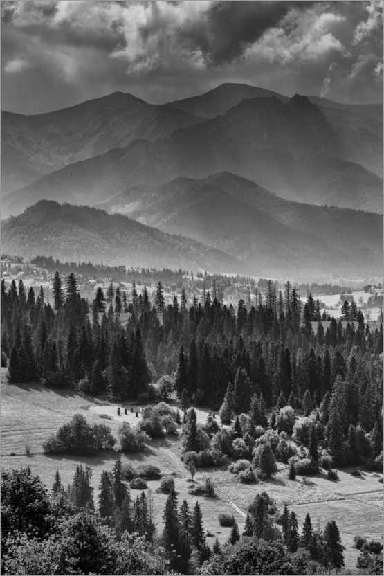 Poster Giewont im Tatra-Gebirge