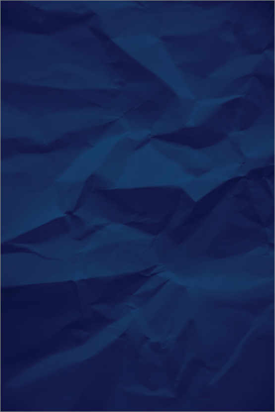 Poster Papier klassisch blau