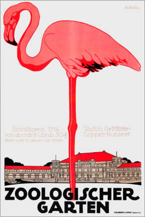 Poster Zoologischer Garten