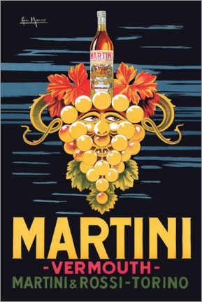 Acrylglasbild  Martini Werbeplakat - Advertising Collection