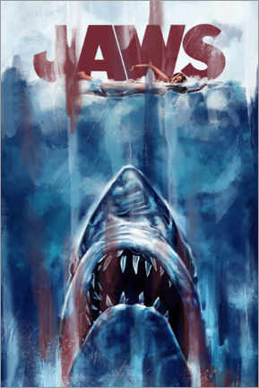 Wandbild  Der weiße Hai (englisch) - Dmitry Belov