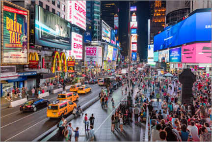 Acrylglasbild  Times Square in New York - Mike Centioli