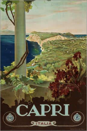 Poster Capri, Italien