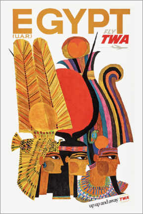 Poster Ägypten via TWA