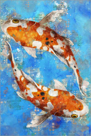 Poster Koi-Fische