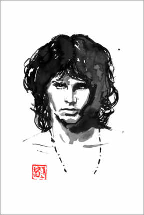 Wandbild  Jim Morrison - Péchane
