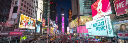 Acrylglasbild  Times Square Panorama - Jan Christopher Becke