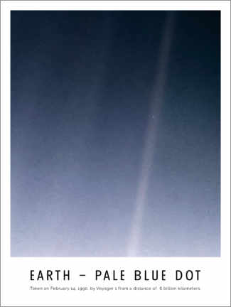 Poster Earth - Pale Blue Dot