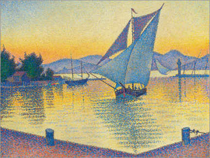 Gallery Print  Hafen im Sonnenuntergang - Paul Signac