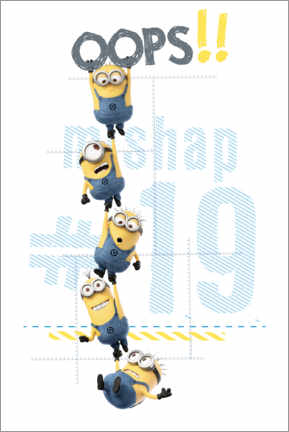 Poster  Minions - Oops