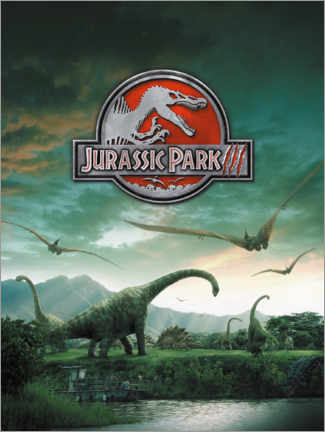 Holzbild  Jurassic Park III - Bootstour