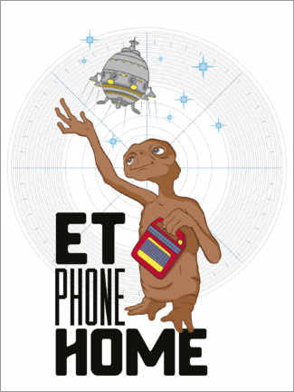 Leinwandbild  E.T. - Phone Home