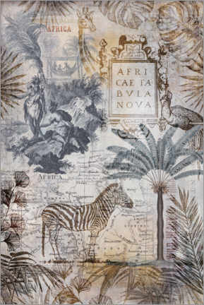 Poster Entdecke das wilde Afrika