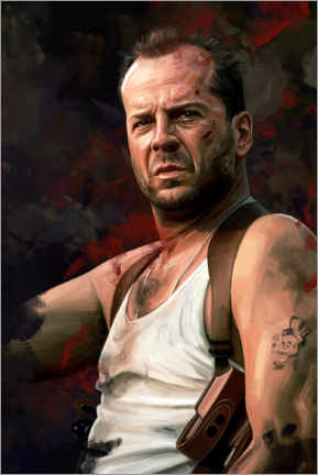 Wandbild  John McClane - Die Hard - Dmitry Belov