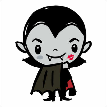 Hartschaumbild  Dracula - Cutie