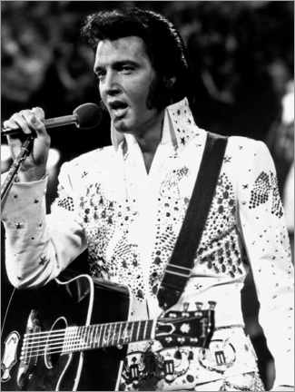 Hartschaumbild  Elvis Presley