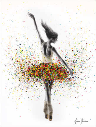 Acrylglasbild  Die träumende Tänzerin - Ashvin Harrison