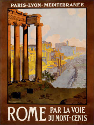 Acrylglasbild  Rom - Vintage Travel Collection