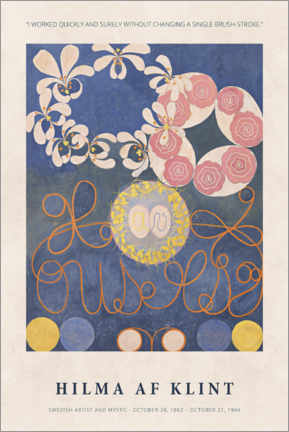 Poster Hilma af Klint - Quickly and surely