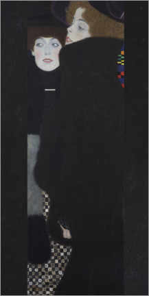 Wandbild  Freunde I (Die Schwestern) - Gustav Klimt