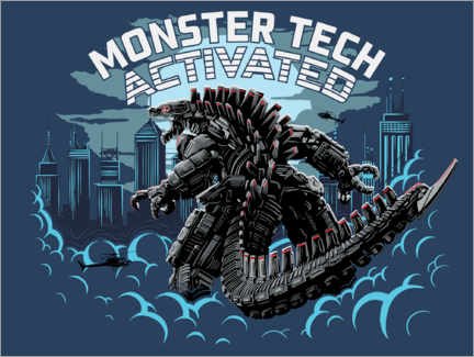 Leinwandbild  Monster Tech Activated