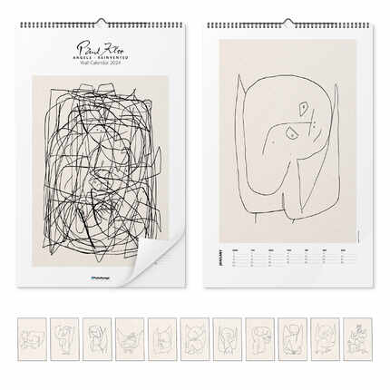 Wandkalender  Paul Klee - Angels Reinvented 2022