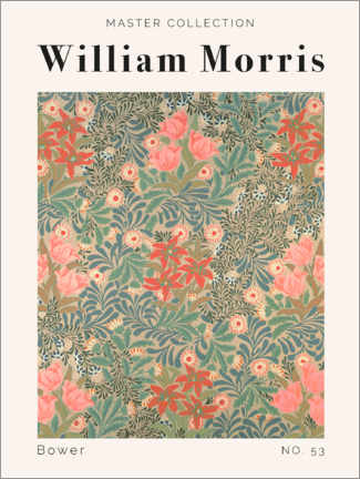 Holzbild  Bower No. 53 - William Morris