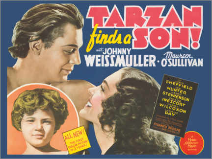 Poster Tarzan finds a son