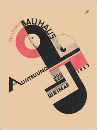 Poster Bauhaus Ausstellung Weimar, 1923