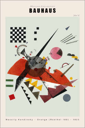Poster  Orange (Roethel 180), 1923 - Wassily Kandinsky