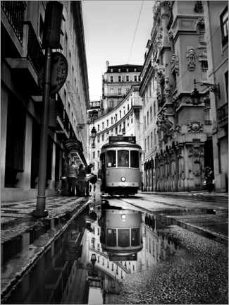 Poster Rainy days in Lisbon