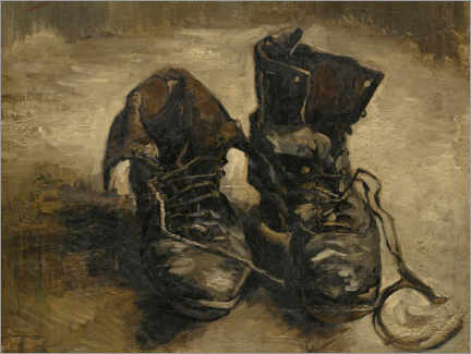 Leinwandbild  Schuhe, 1886 - Vincent van Gogh