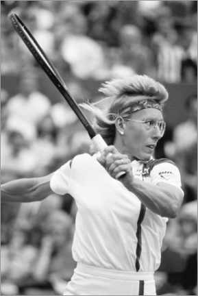Wandsticker  Martina Navratilova, French Open, 1988