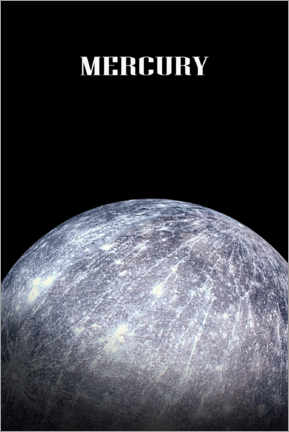 Poster Der Planet Merkur