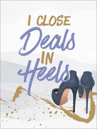 Wandbild  Close Deals in Heels - Rongrong DeVoe
