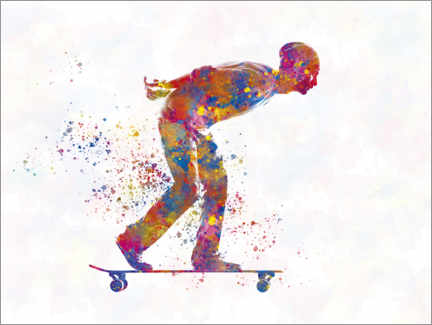 Acrylglasbild  Skateboardfahrer VI - nobelart