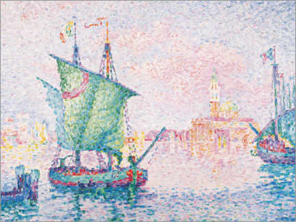 Acrylglasbild  Venedig - die rosa Wolke - Paul Signac