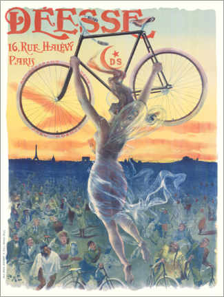 Leinwandbild  Deesse Fahrräder - Jean de Paleologue