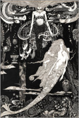 Acrylglasbild  Die kleine Meerjungfrau - Harry Clarke