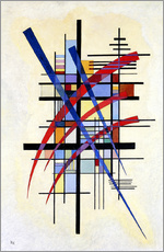 Wandsticker  Zeichen mit Begleitung - Wassily Kandinsky