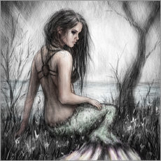 Wandsticker  Mermaid's Rest - Justin Gedak
