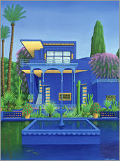 Gallery Print  Garten von Majorelle, Marrakesch - Larry Smart