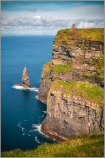 Acrylglasbild  Cliffs of Moher Castle, Irland - Sören Bartosch