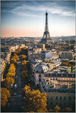 Poster Eiffelturm, Paris, Frankreich
