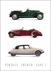 Holzbild  Vintage French Cars 01 - Christian Müringer