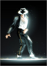 Holzbild  Michael Jackson - Nikita Abakumov