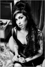 Gallery Print  Amy Winehouse backstage - Celebrity Collection